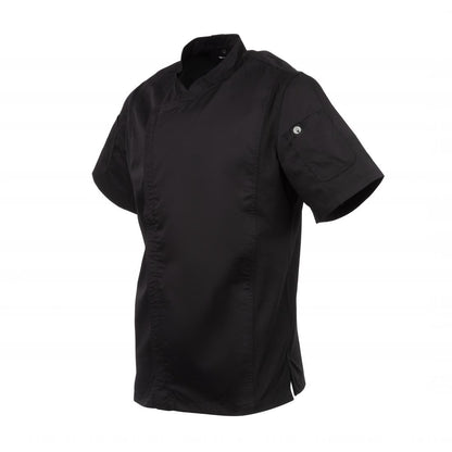 B472-M Chef Works Springfield unisex koksbuis met rits zwart M
