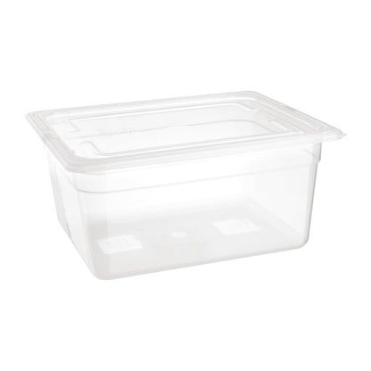 FA824 Nisbets Essentials polypropyleen 1/2 gastronorm bak zonder deksel 15cm