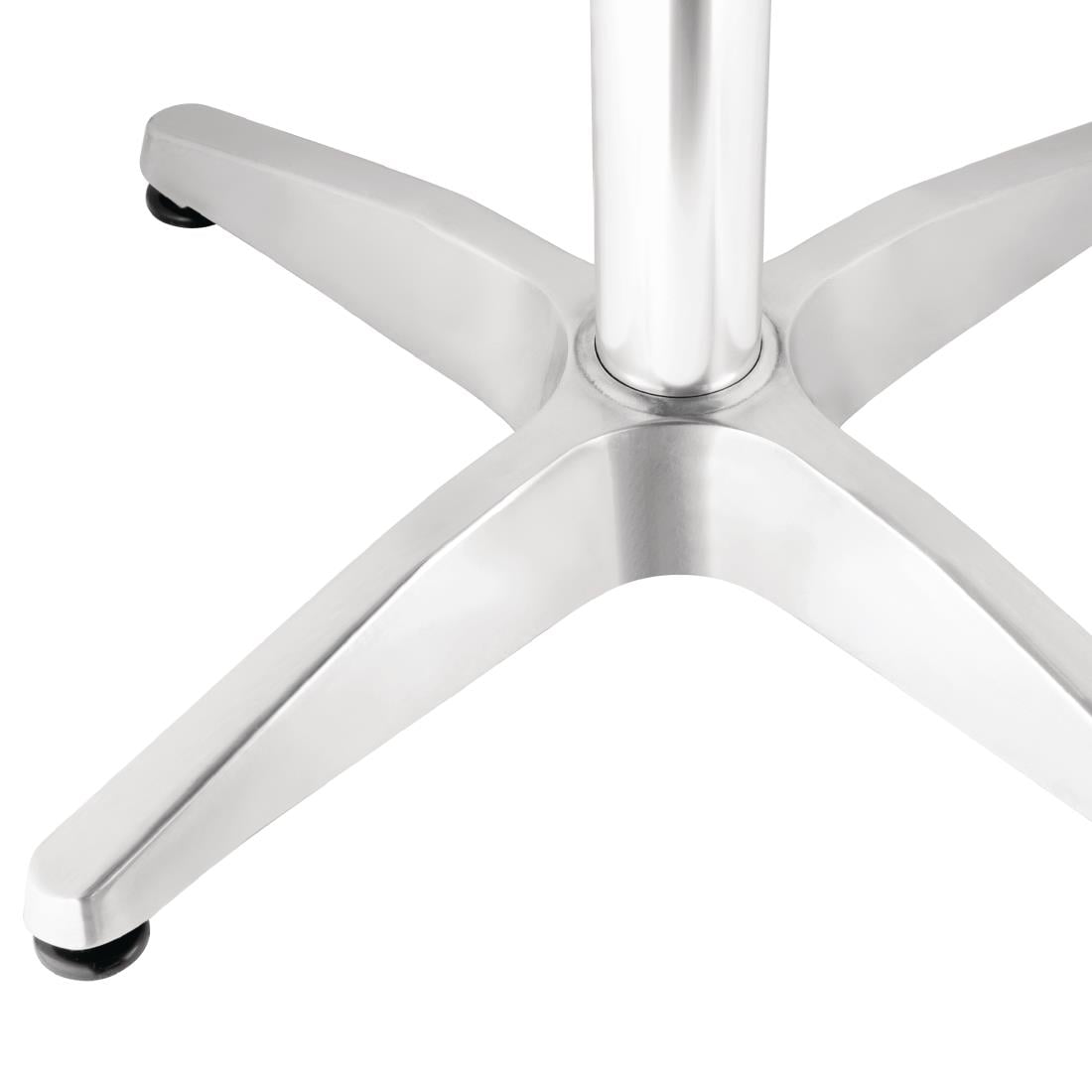 U430 Bolero vierkante terrastafel met essenhouten blad 60cm