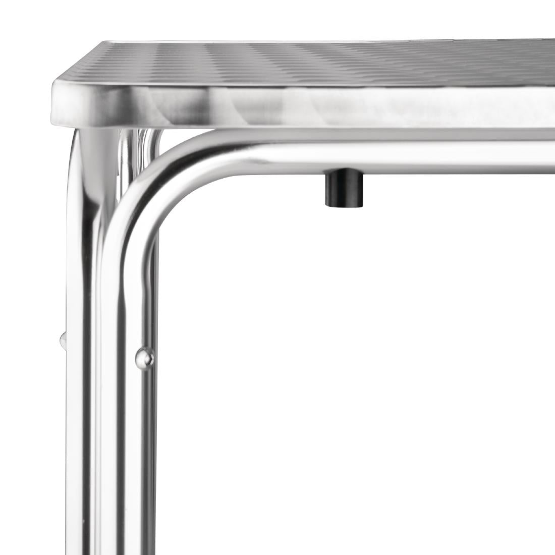 U505 Bolero stapelbare vierkante RVS tafel 70cm