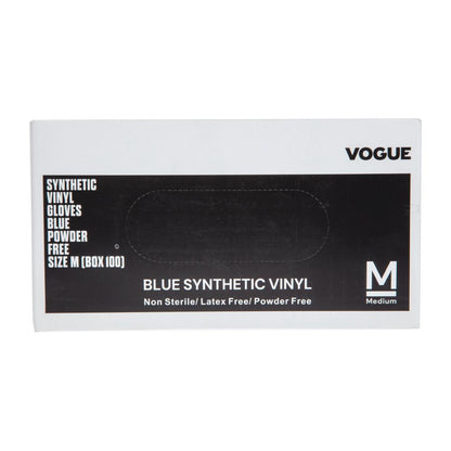 CF403-XL Hygiplas vinyl handschoenen blauw poedervrij XL (100 stuks)