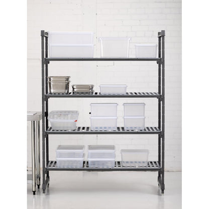 DM775 Cambro stelling 183cm hoog 4 schappen - 61cm diep - 137,5cm breed