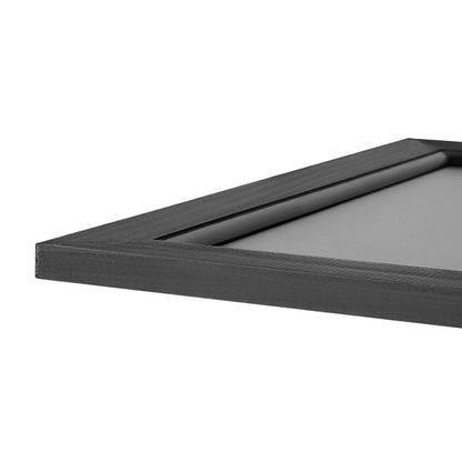 CU990 Olympia wandplaat zwart houten frame 450x600mm