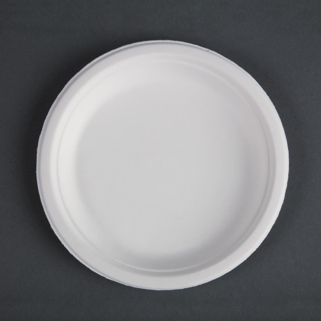 CW905 Fiesta Compostable composteerbare bagasse borden 17,9cm (50 stuks)