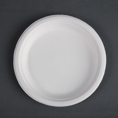 CW905 Fiesta Compostable composteerbare bagasse borden 17,9cm (50 stuks)