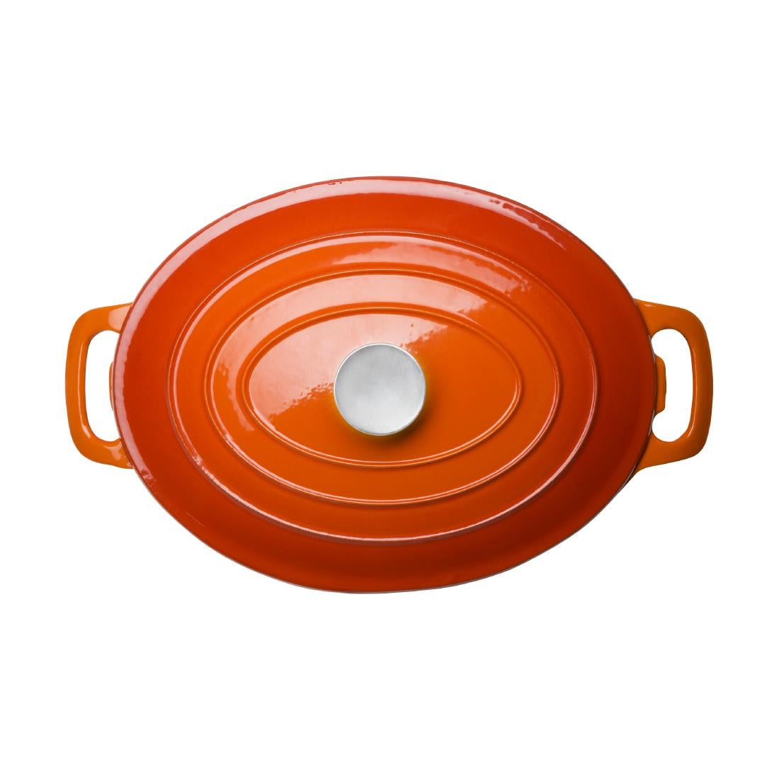 GH312 Vogue ovale inductie braadpan oranje 6Ltr