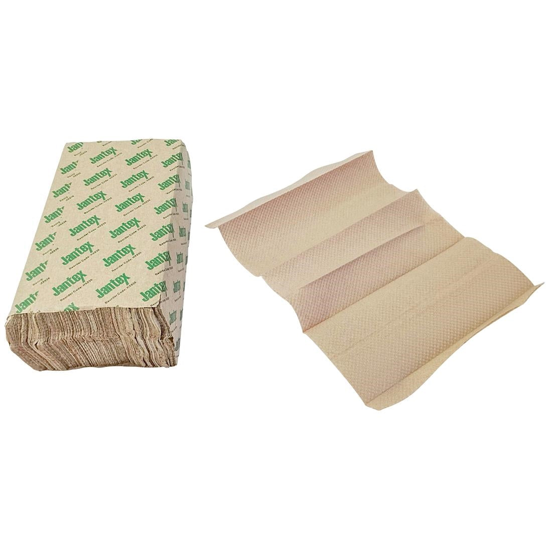 HX936 Jantex Groen 100% Gerecycleerde C-Vouw Handdoeken 2-laags (2250 Vellen)