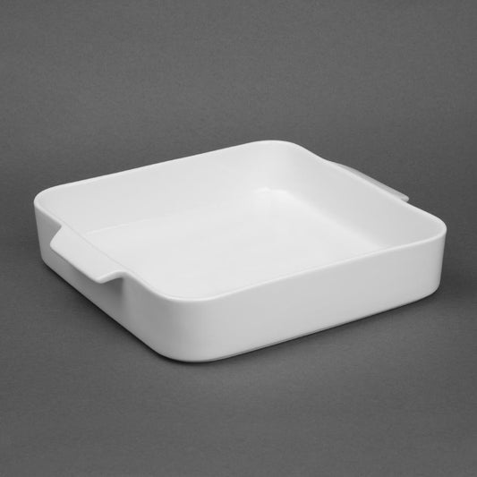 DX386 Olympia Whiteware Vierkante Braadslee 260x225X50mm (2 stuks)