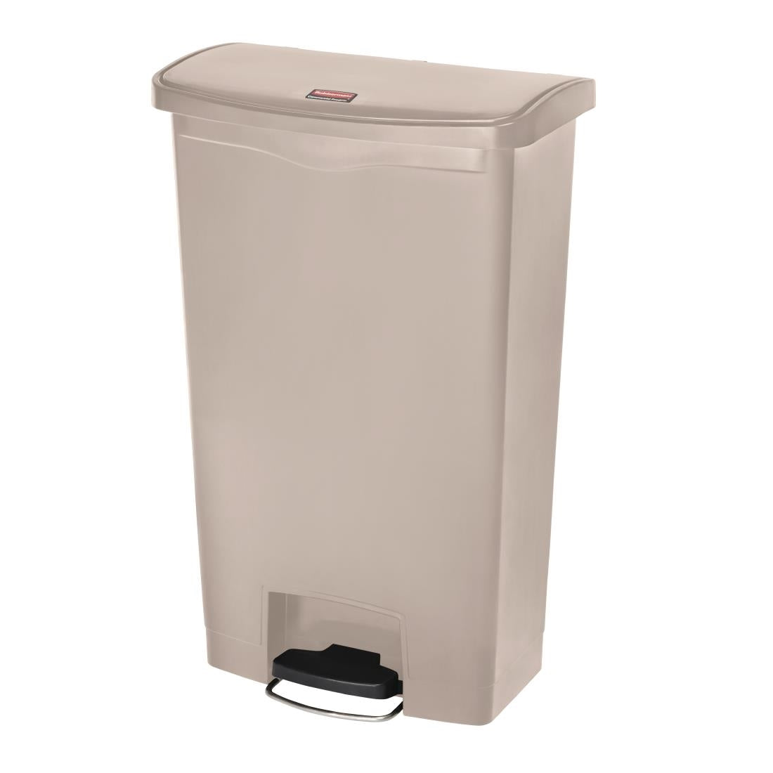 GL033 Rubbermaid Slim Jim Front Step pedaalemmer 68Ltr beige