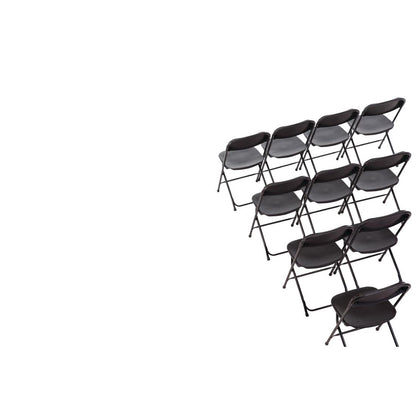 GD386 Bolero opklapbare stoelen zwart (10 stuks)