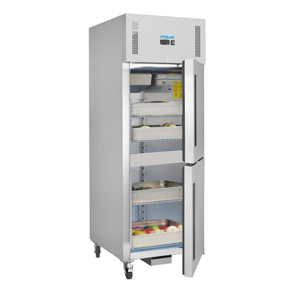 CW193 Polar G-serie staande koelkast met dubbele deuren 600ltr
