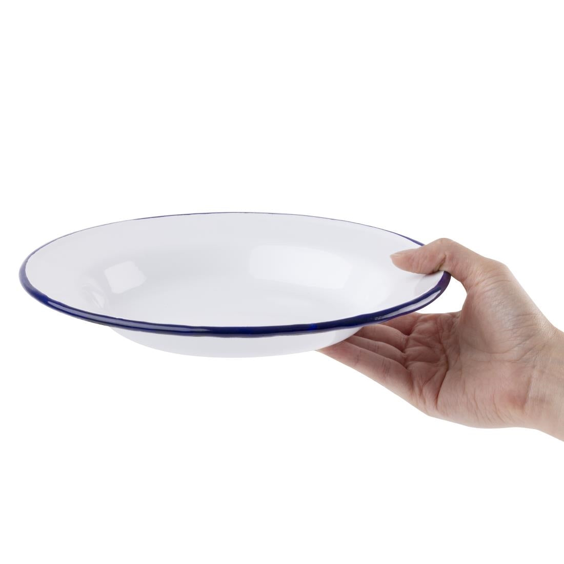 GM513 Olympia Emaille soepbord 24,5cm (6 stuks)
