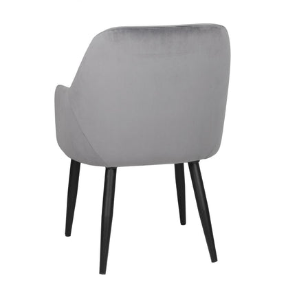 FX071 Bolero Lia Velvet stoelen grijs (2 stuks)