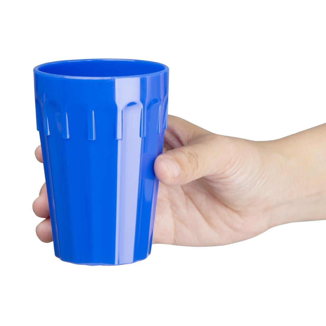 CB777 Olympia Kristallon polycarbonaat bekers 26cl blauw (12 stuks)