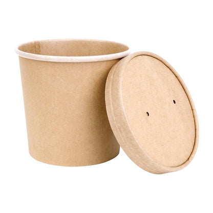 FA979 Fiesta Recyclable soepbeker deksels 118mm (500 stuks)