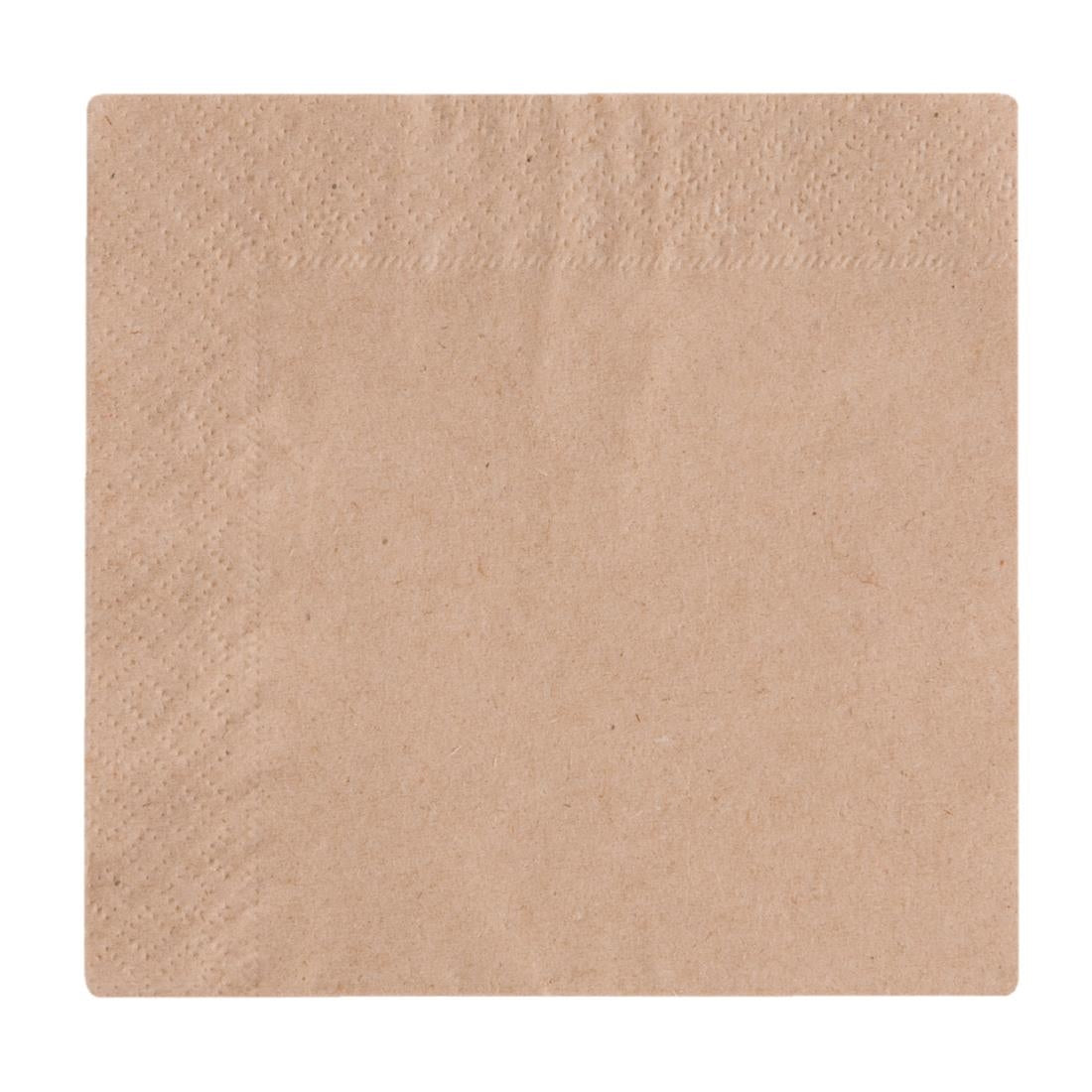 DW629 Vegware composteerbare ongebleekte cocktailservetten 24cm (4000 stuks)