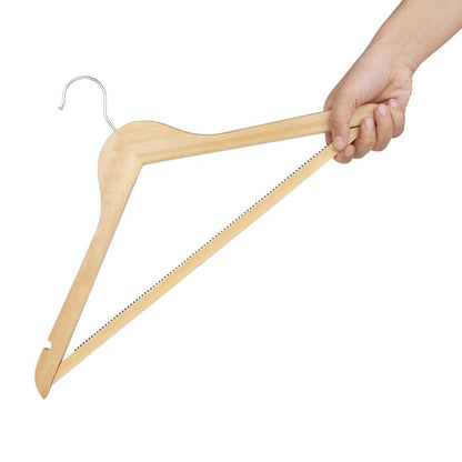 FU399 Bolero Natuurlijke Houten Hangers (10 stuks)