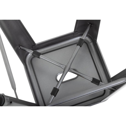 DM934 Bolero Bistro stalen barkruk grijs (4 stuks)