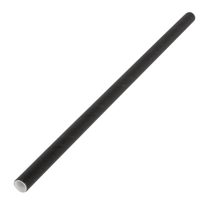 CY080 Fiesta Compostable composteerbare papieren cocktailrietjes zwart (250 stuks)