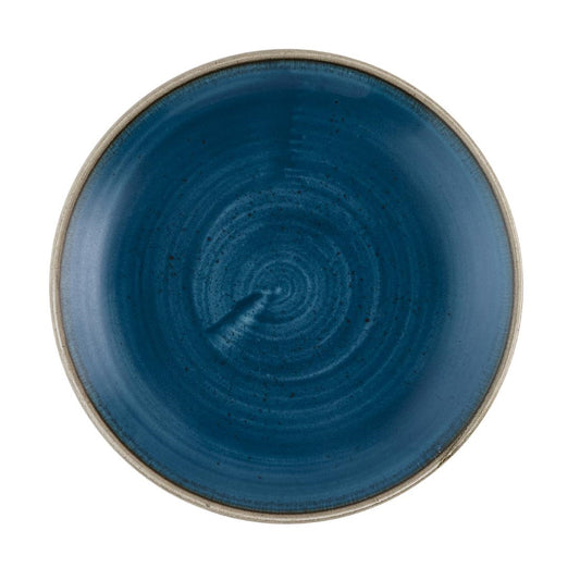 HR383 Churchill Stonecast Java Blue Evolve Coupe Bord 16.5cm (12 stuks)