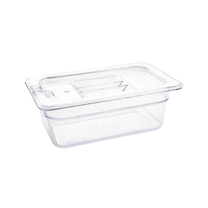 U237 Vogue polycarbonaat bak transparant GN 1/4 100mm