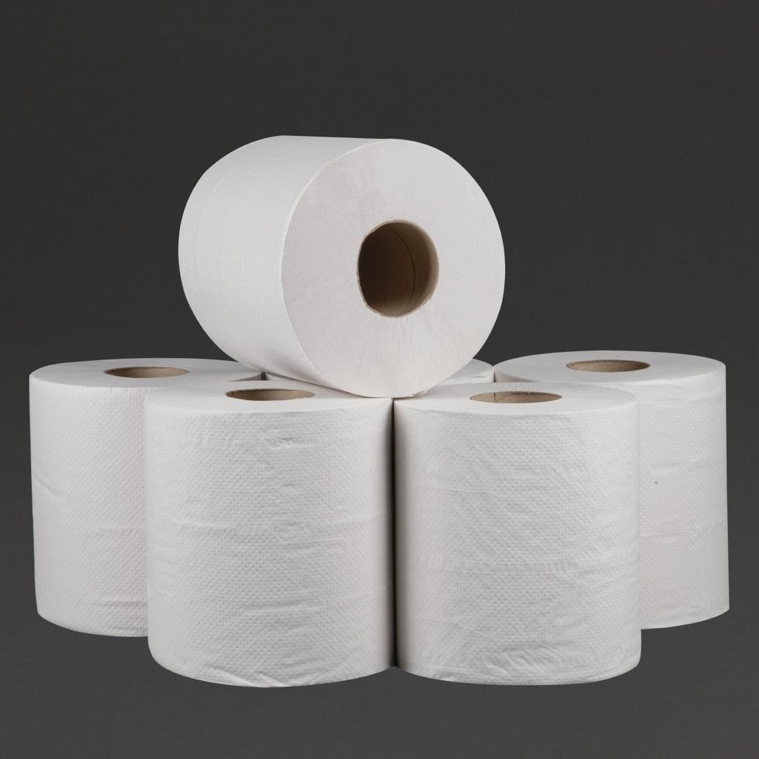 DL920 Jantex centrefeed 2-laags handdoekrollen wit 120m (6 stuks)