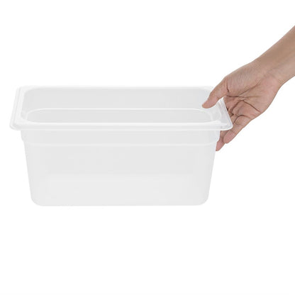 HZ341 Nisbets Essentials Polypropyleen 1/3 Gastronormbak 150mm