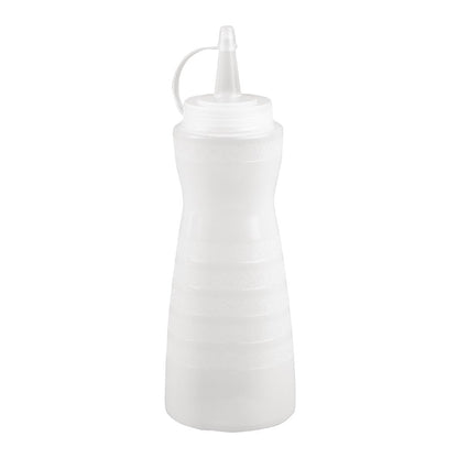 GF250 Vogue knijpfles met dop 34cl transparant