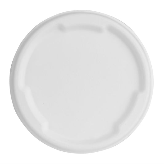 HW025 Fiesta Composteerbare Bagasse Deksels Voor 400/500ml Kom Basissen (50 stuks)