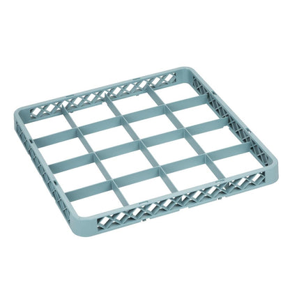 F616 Vogue opzetrand voor glazenkorf met 16 compartimenten