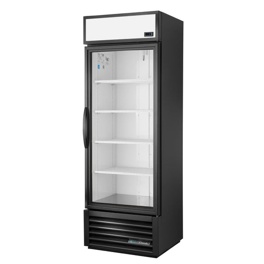 CW386 True Staande Koelkast 1 Glasdeur 538L Zwart Gdm-19T-Hc-Tsl01