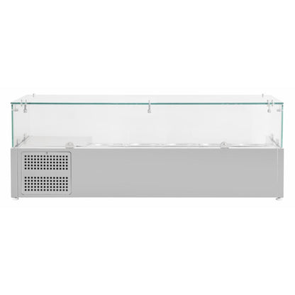 G608 Polar g-serie werkblad voorbereidingskoelkast 5x 1/4gn