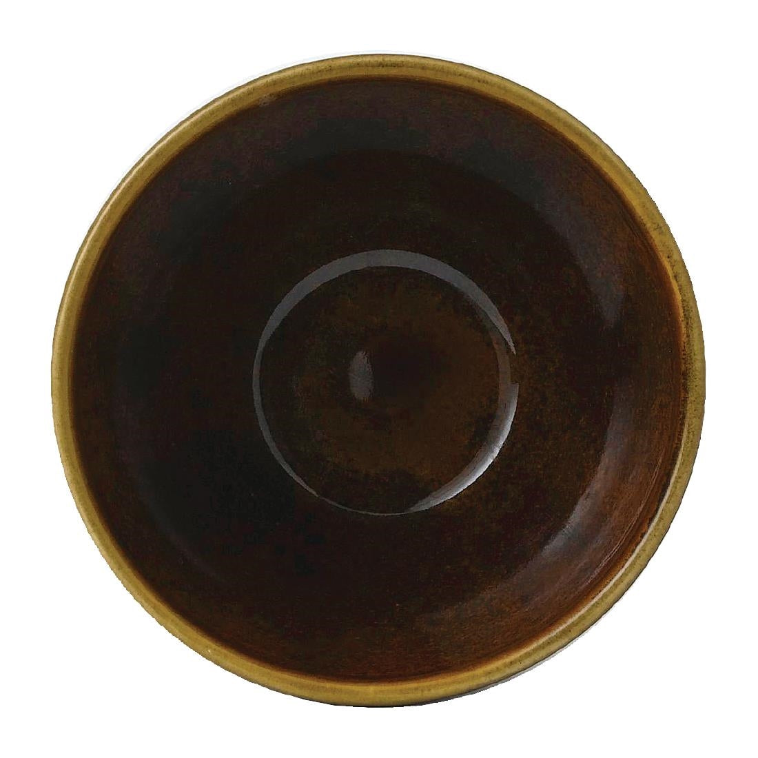 FD817 Churchill Super Vitrified Nourish Black Onyx Two Tone Contour Schalen 240ml (12 stuks)