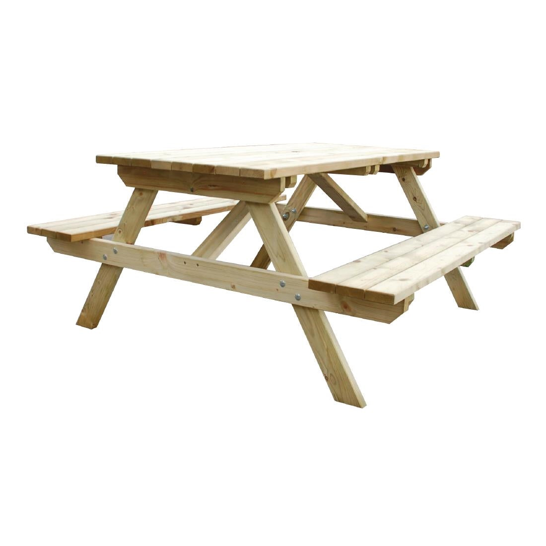 CG095 Rowlinson houten picknicktafel 150cm