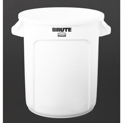 L651 Rubbermaid Brute ronde container wit 37,9Ltr