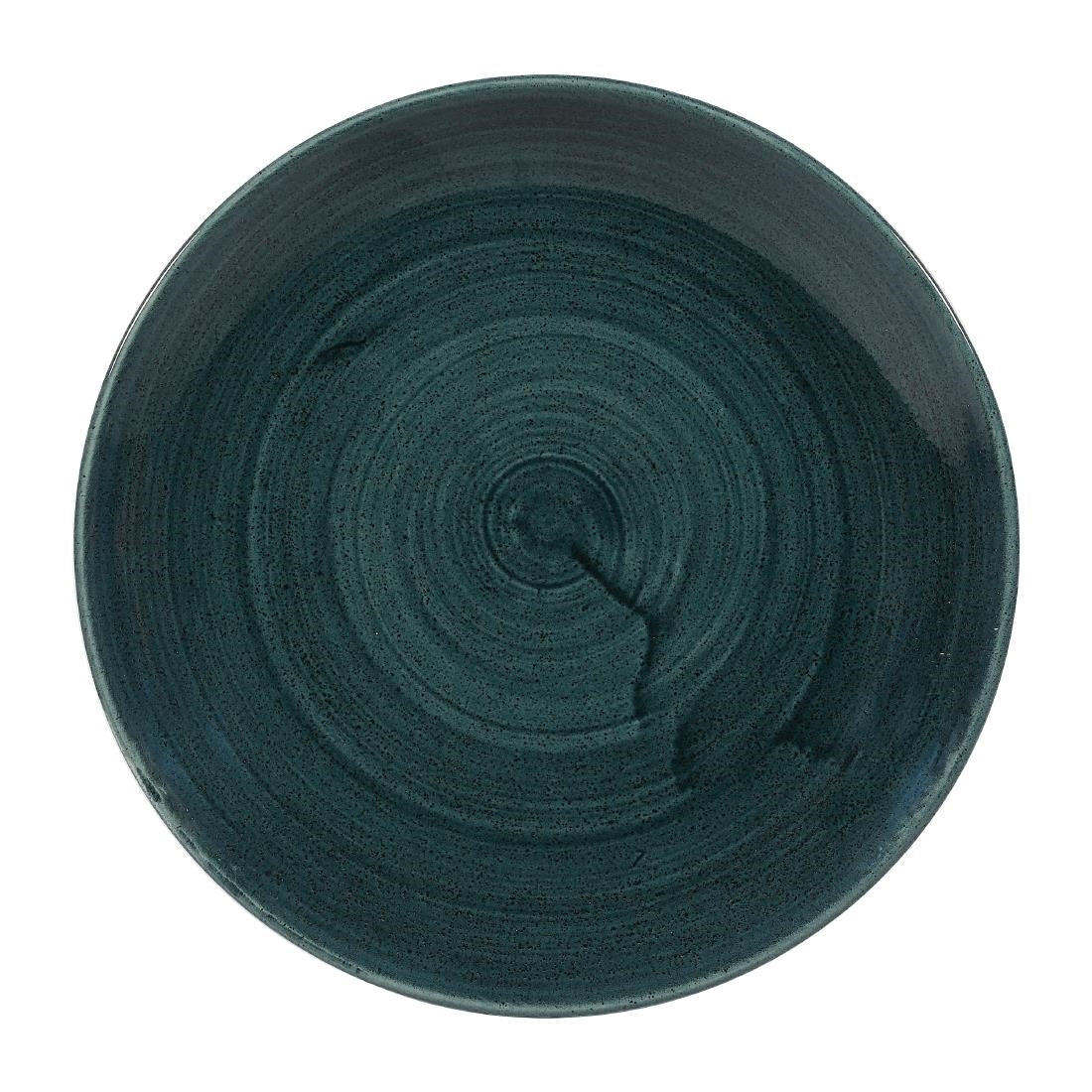 FA594 Churchill Stonecast Patina Rustic Teal Evolve Coupe Bord 22cm (12 stuks)