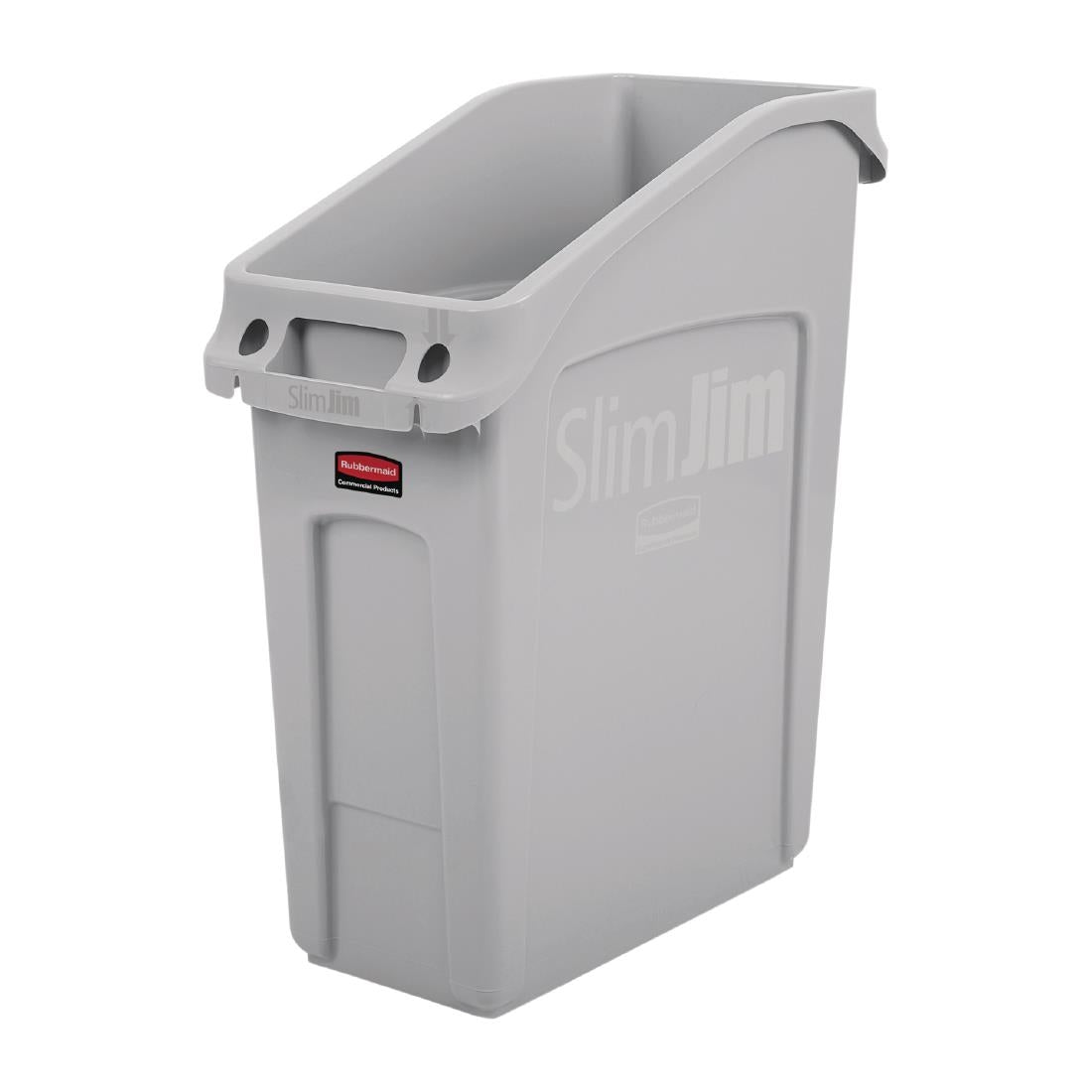 FC924 Rubbermaid Slim Jim afvalbak grijs 49Ltr