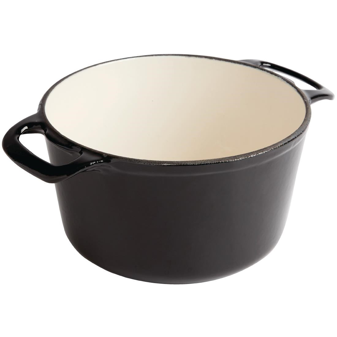 GH300 Vogue ronde inductie braadpan zwart 3,2Ltr