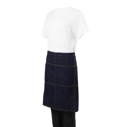 B345 Chef Works Urban Memphis standaard sloof indigo