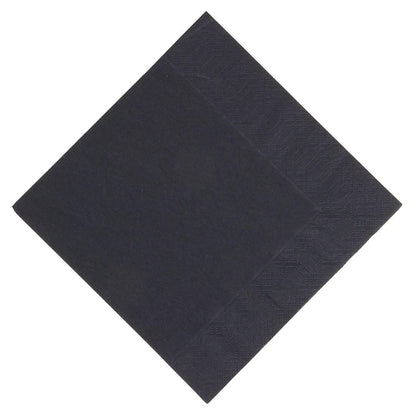 GJ107 Duni lunchservetten composteerbaar zwart 33cm (1000 stuks)