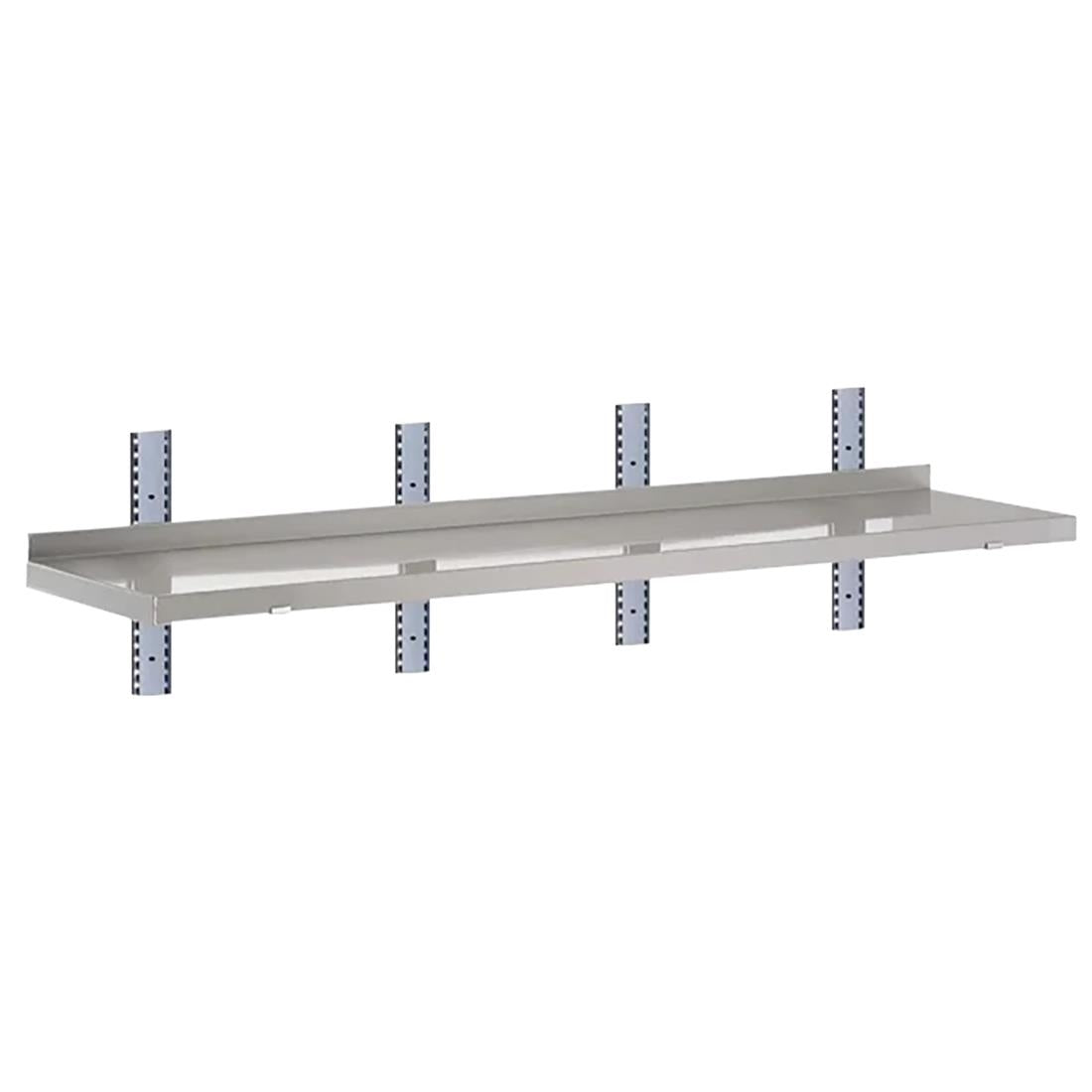 HZ762 Gastro-M complete wandplank 1 niveau 180x40cm - volledige montageset (excl. schroeven)