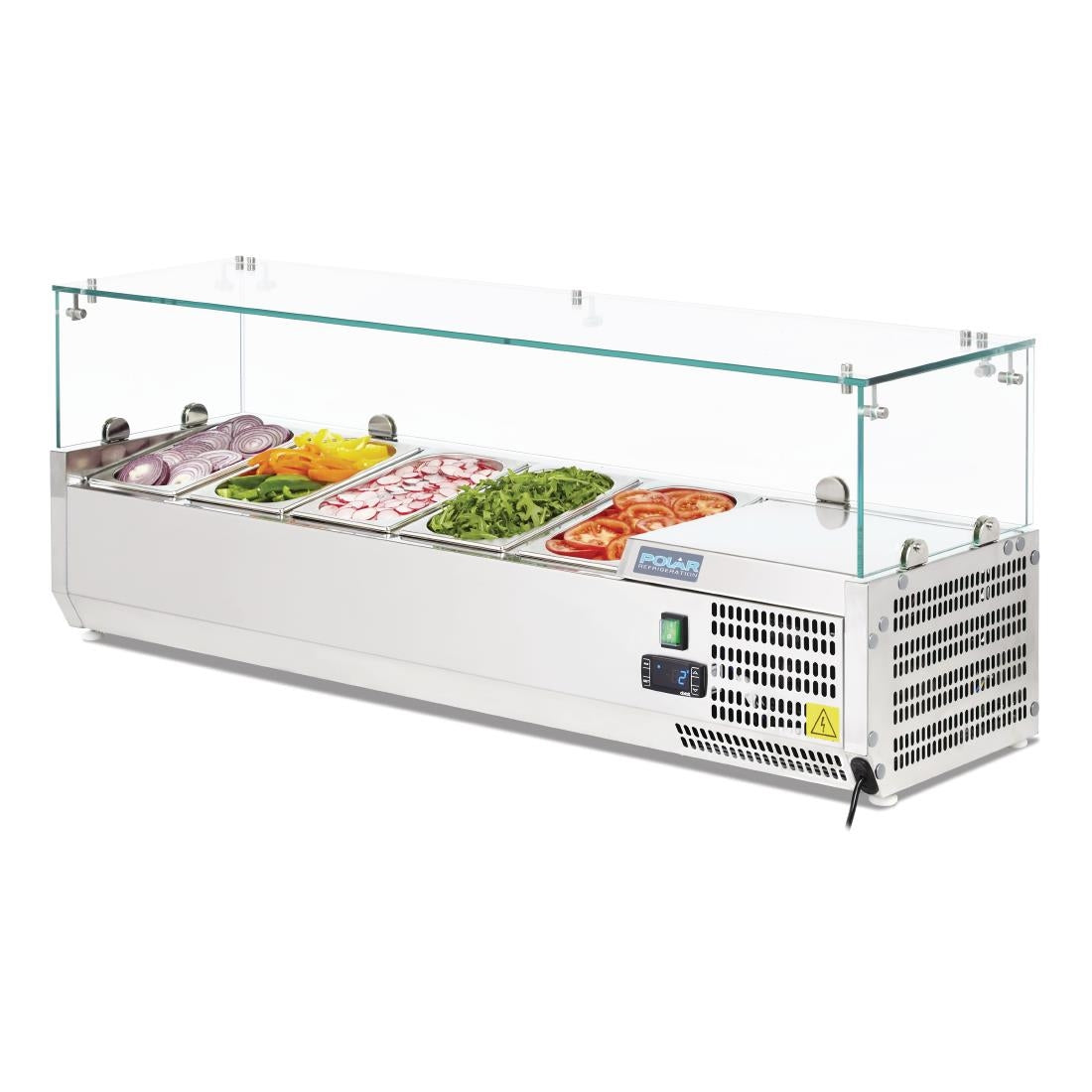 G608 Polar g-serie werkblad voorbereidingskoelkast 5x 1/4gn