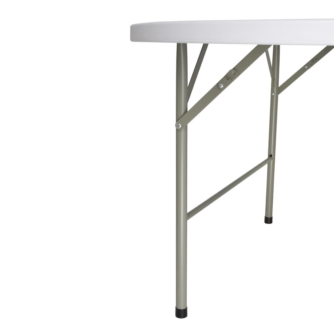 CC506 Bolero ronde klaptafel wit 153cm
