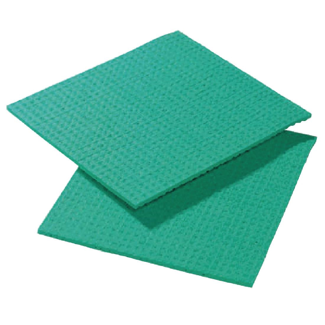 CD814 Spongyl sponsdoekje groen (10 stuks)