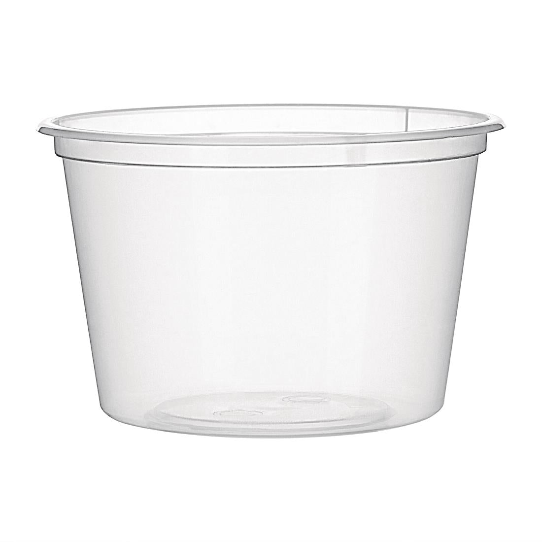 CT286 Fiesta recyclebare plastic magnetronbestendige delicatessenpotten 100ml (100 stuks)