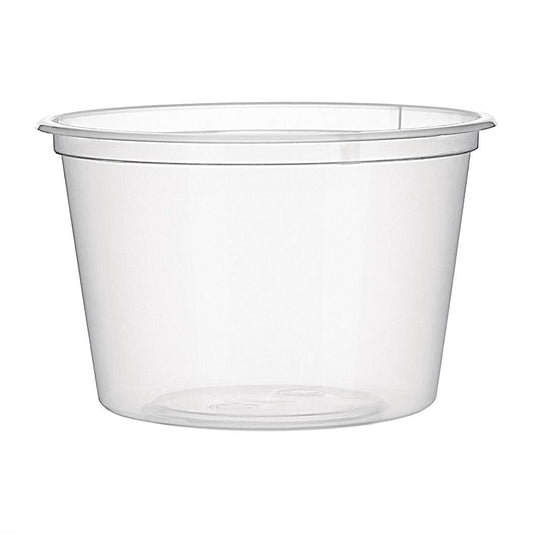 CT286 Fiesta recyclebare plastic magnetronbestendige delicatessenpotten 100ml (100 stuks)