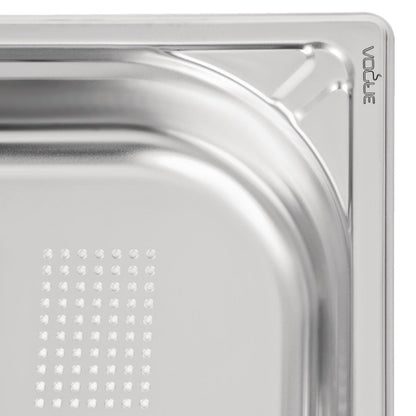 DW461 Vogue RVS geperforeerde GN 1/1 bak 65mm