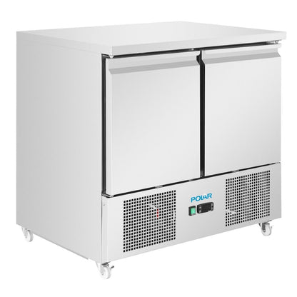 UA089 Polar U-Serie Geventileerde 2-Deurs Saladette 257Ltr