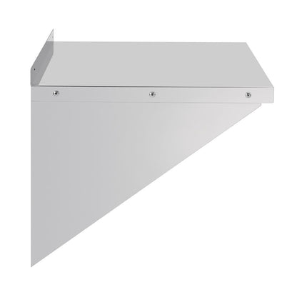 CB912 Vogue RVS oven/magnetron wandplank 56x56cm