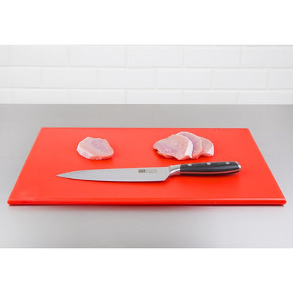 J010 Hygiplas HDPE snijplank rood 450x300x12mm